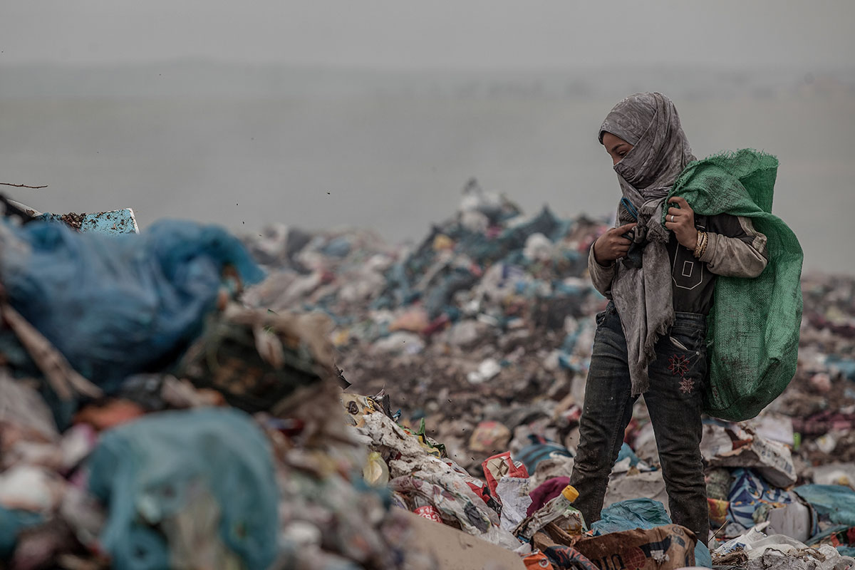 غربالگری کودکان زباله‌گرد در حاشیه پایتخت