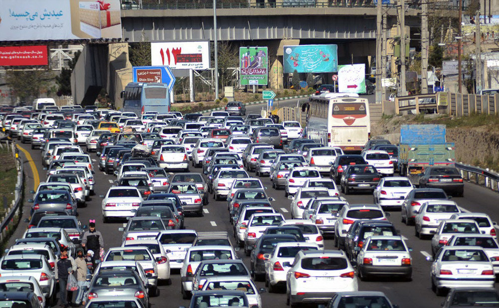  ترافیک سنگین در راه های البرز
