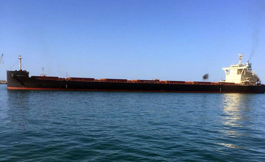 کشتی 72هزار تنی برزیلی در چابهار پهلو گرفت