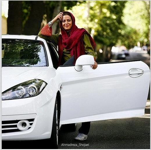 خودرو لوکس و گرانقیمت بازیگر زن ایرانی+ عکس