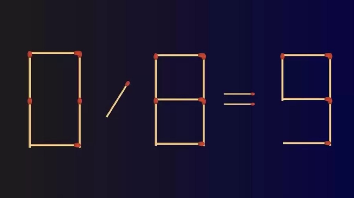 تست هوش؛ ساده‌ترین معمای جهان / با یک حرکت معادله را حل کنید!