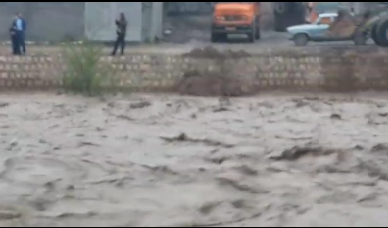طغیان رودخانه تلار در مازندران