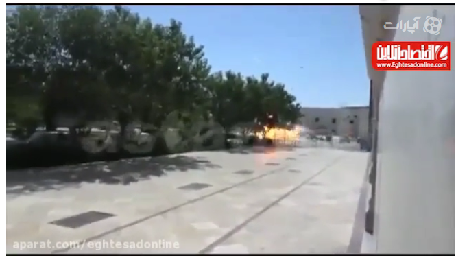 لحظه انفجار انتحاری در حرم امام (ره) +فیلم