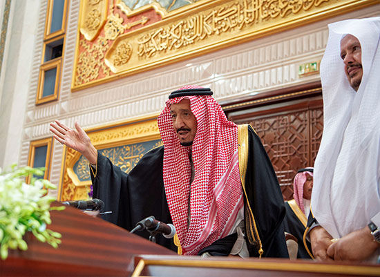 شاه سعودی خواستار اتحاد در برابر ایران شد