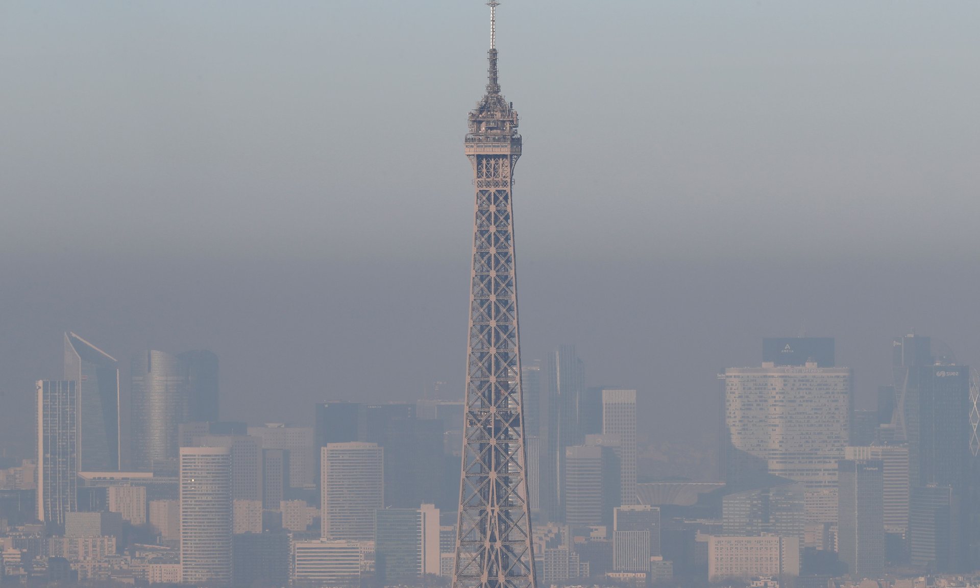 آلودگی هوا در پاریس +عکس