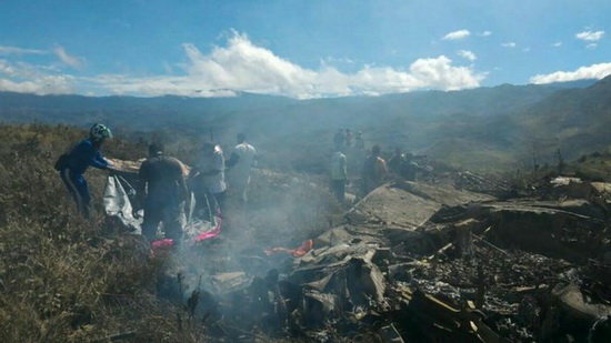 سقوط مرگبار هواپیمای نیروی هوایی اندونزی