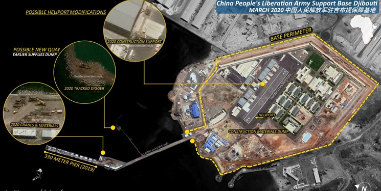 چین در حال توسعه پایگاه‌های دریایی است