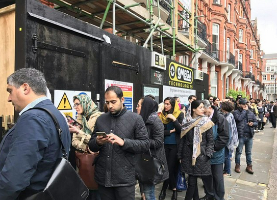 پایان رای‌گیری ایرانیان مقیم انگلیس بعداز ۳ ساعت تمدید
