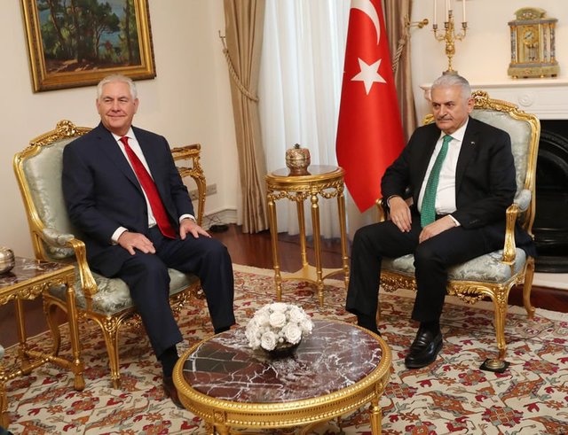 وزیر خارجه آمریکا با مقامات ترکیه دیدار کرد