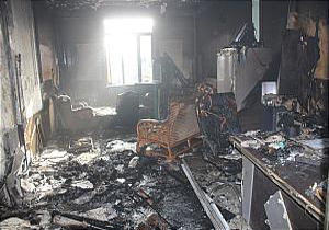 یک دفتر باربری در شاد آباد آتش گرفت