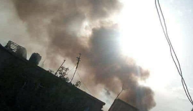 انفجار در نزدیکی فرودگاه بین‌المللی کابل + فیلم