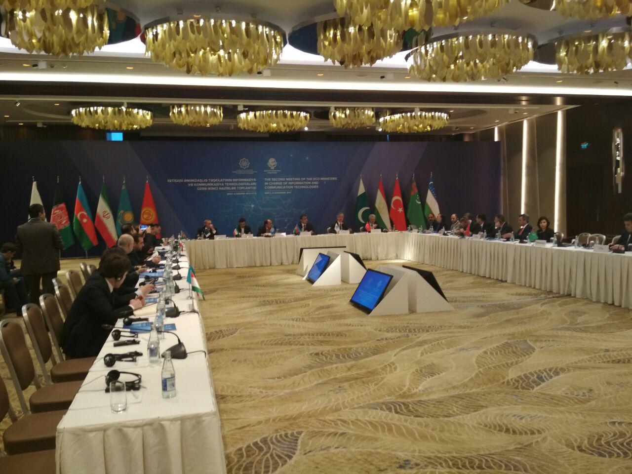 دومین اجلاس وزیران ارتباطات و فناوری اطلاعات اکو در باکو آغاز شد