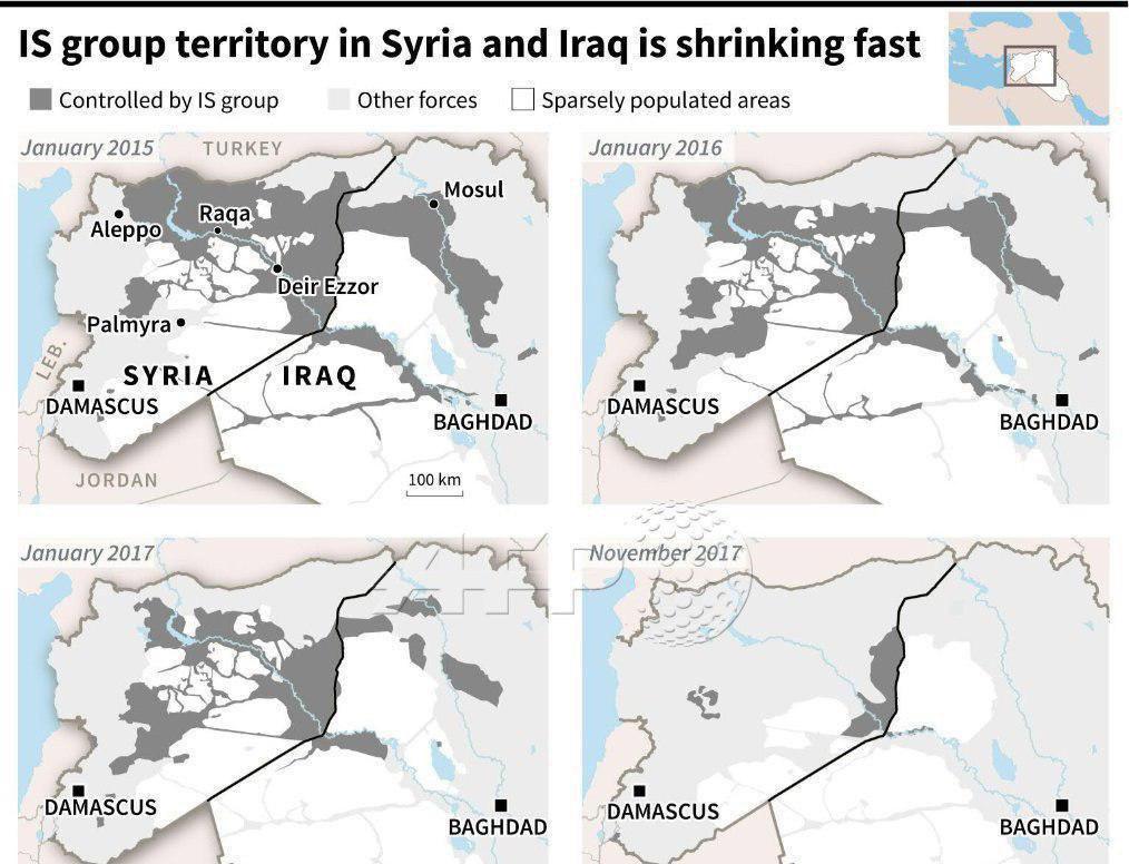 روایت تصویری نابودی داعش در عراق و سوریه +عکس