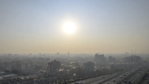 عبور شاخص آلودگی هوای تهران از عدد۱۶۰ 