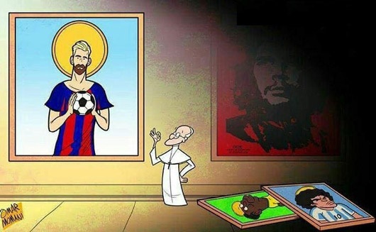 عشق پاپ فرانسیس (کاریکاتور)