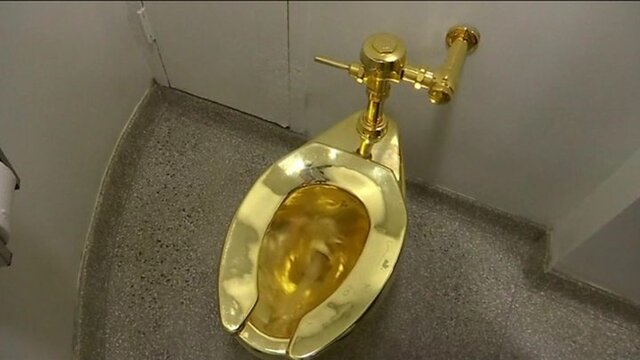 سارقان توالت تمام طلای «آمریکا» را دزدیدند! +فیلم