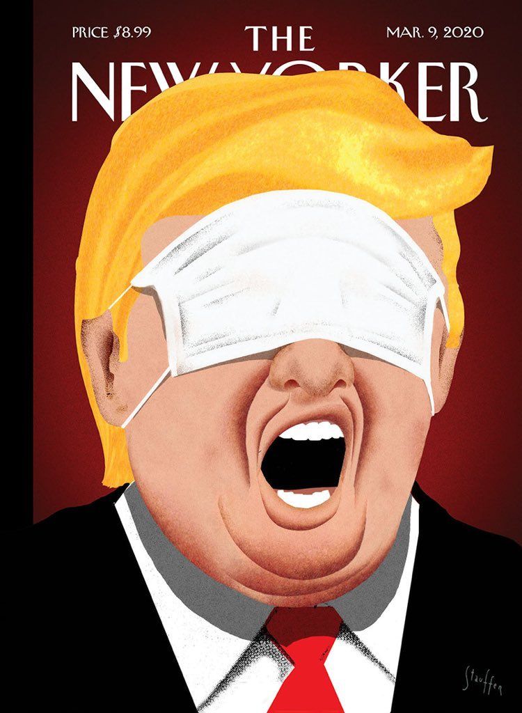 ترامپ و کرونا؛ تصویر شماره جدید مجله نیویورکر