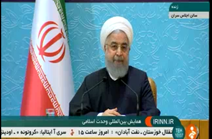 رییس جمهور: امنیت ایران در سایه وحدت به وجود آمده است +فیلم