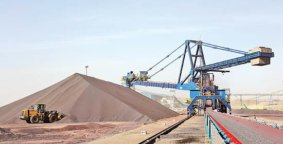 تولید ۲.۳میلیون تن کنسانتره و گندله در فولاد سنگان