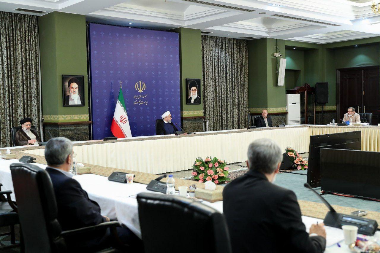 تصویری از اولین جلسه شورای عالی امنیت ملی با ترکیب جدید سران قوا