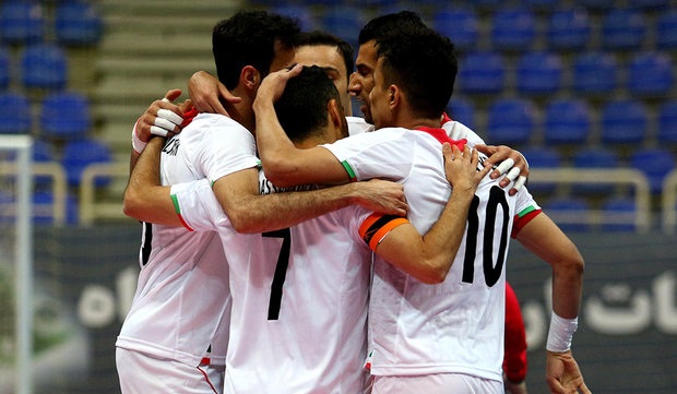 پیروزی پر گل تیم ملی فوتسال ایران مقابل بلاروس