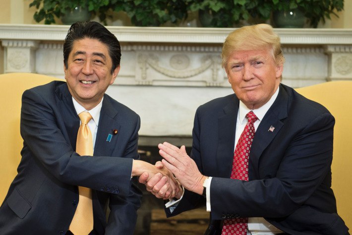ژاپن ترامپ را نامزد جایزه صلح نوبل کرد