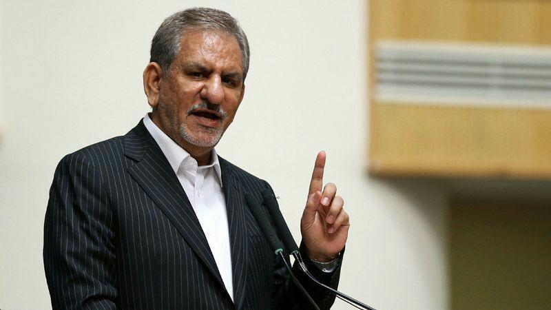 جهانگیری: با اطمینان  میگویم،هیچ اتفاق منفی در اقتصاد ایران نمی‌افتد