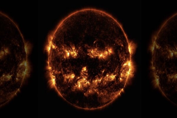 ناسا تصویری ترسناک از خورشید منتشر کرد! +عکس