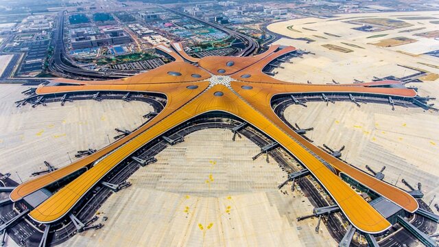 فرودگاهی به شکل ستاره دریایی و ظرفیت ۷۲میلیون مسافر