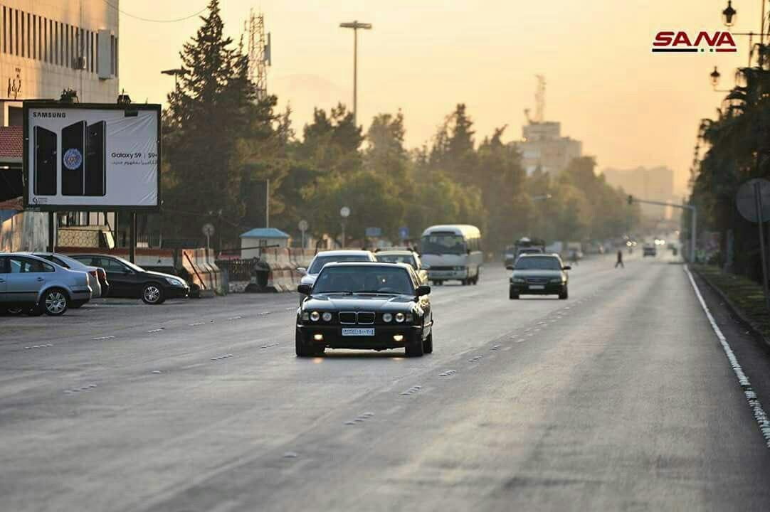 خیابان‌های دمشق بعد از حمله موشکی +عکس
