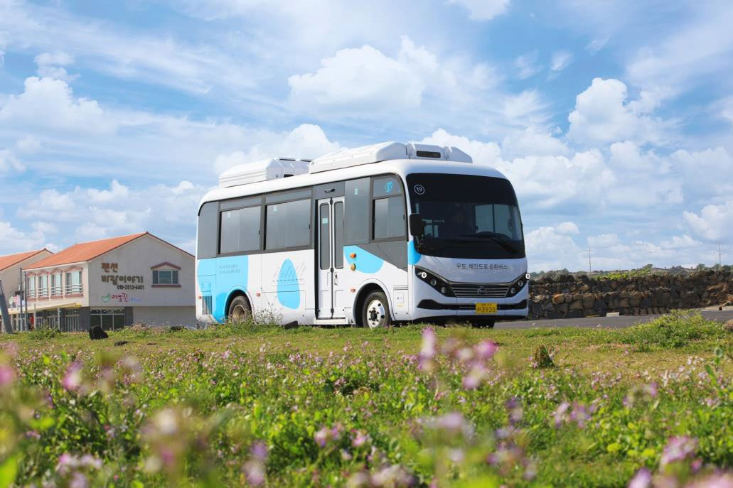 شروع به کار ۲۰دستگاه اتوبوس تمام الکتریکی کمپانی BYD در جزیره "ججو" واقع در کره جنوبی 