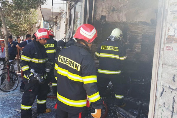 انفجار یک مغازه مشاوره املاک در ورامین +عکس