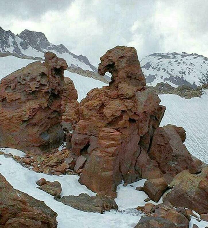 صخره‌ای عجیب در اردبیل +عکس