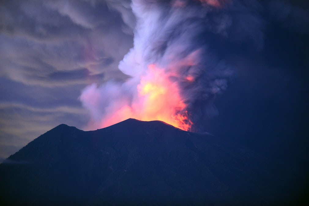 جزیره لاپالمای اسپانیا پس از فوران آتش فشان + عکس