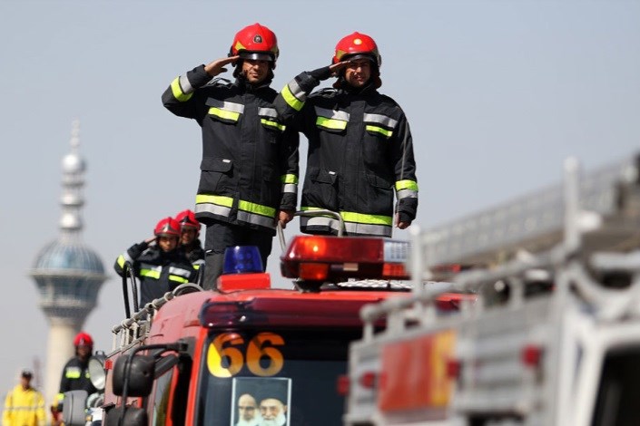 همکاری آتش‌نشانی تهران با سامانه شاد