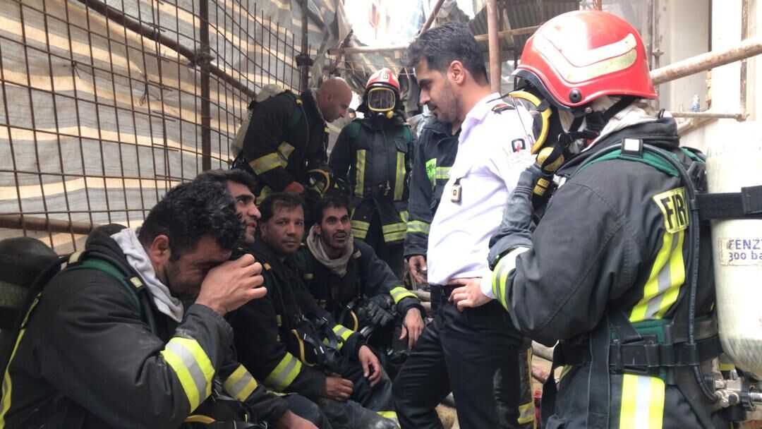 آتش سوزی در هتل آسمان شیراز ۸مصدوم بر جای گذاشت