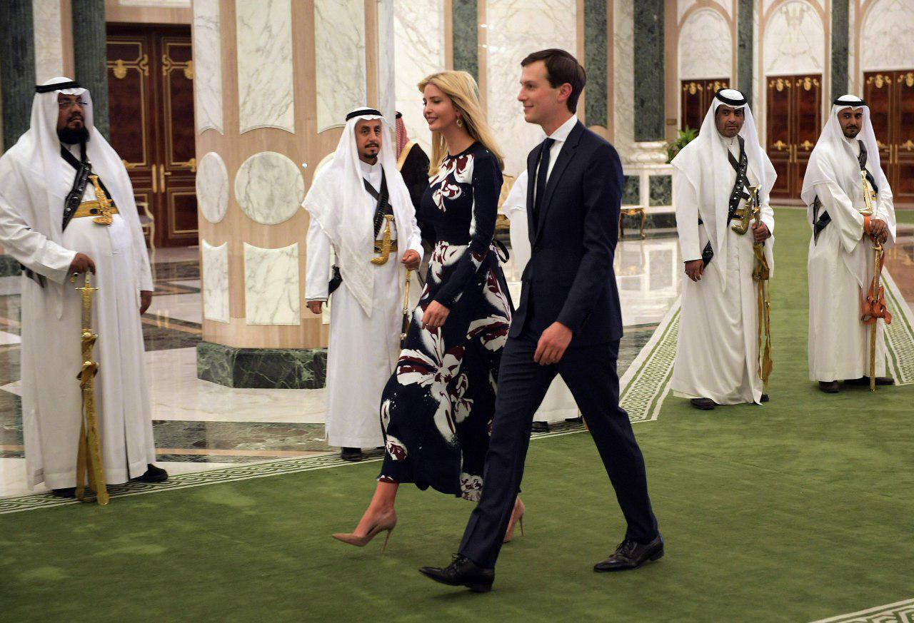 دختر و داماد رییس جمهوری آمریکا در عربستان +عکس