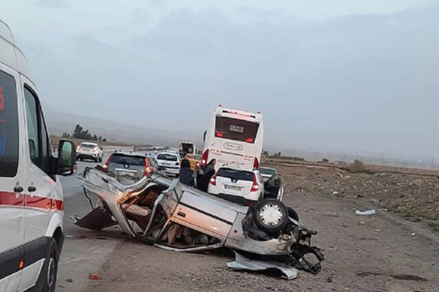 تصادف مرگبار دو پراید در محور ایلام - دره‌شهر