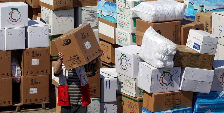 ارسال اولین محموله کمک‌های اهدایی عمان به ایران