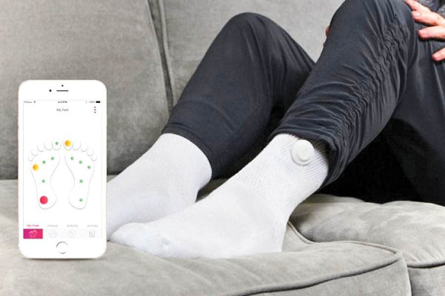 جوراب‌های هوشمند برای مبتلایان دیابت +عکس