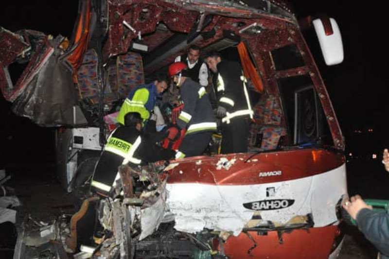 واژگونی اتوبوس 9کشته و زخمی برجای گذاشت