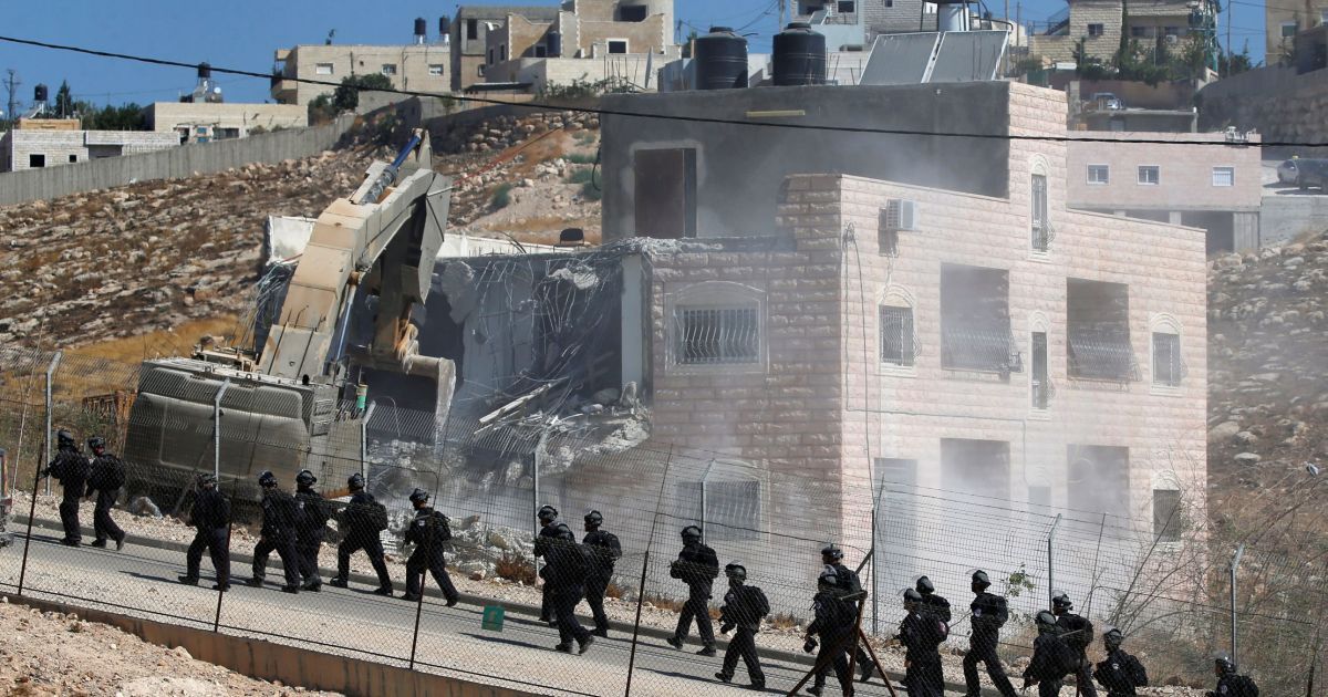 بزرگترین عملیات تخریب منازل فلسطینی‌ها +فیلم