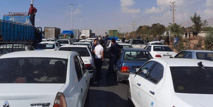 علت ترافیک سنگین اتوبان کرج - قزوین چه بود؟ + فیلم