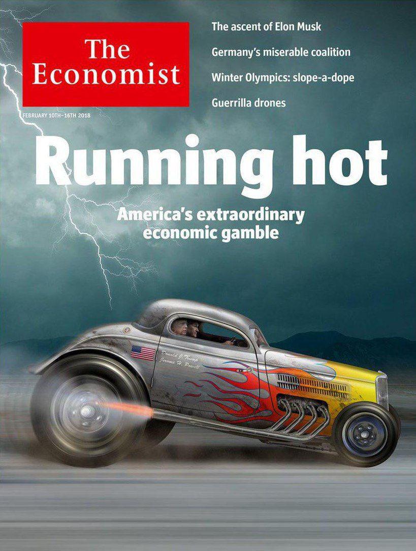 قمار اقتصاد آمریکا روی جلد اکونومیست +عکس