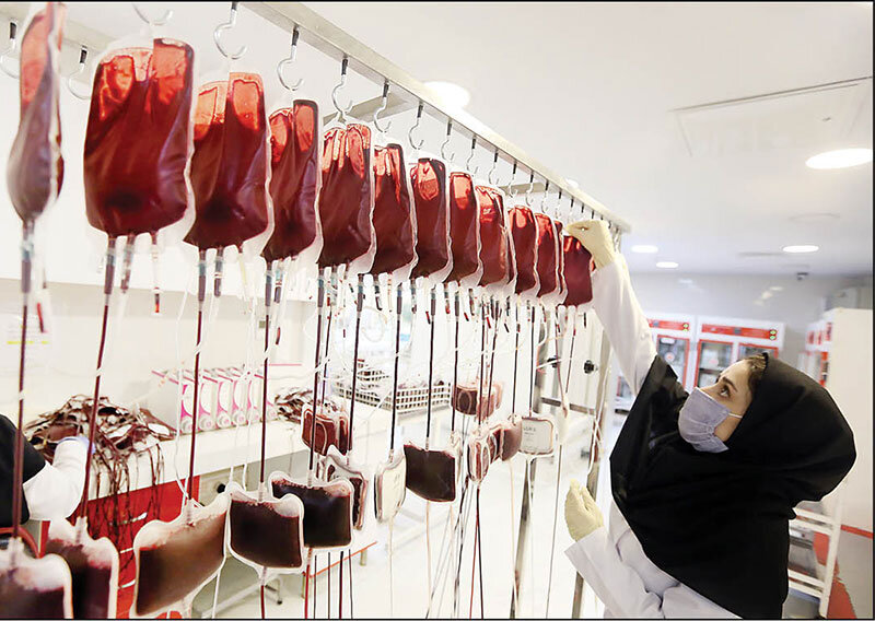 بانک خون تهران در وضعیت قرمز