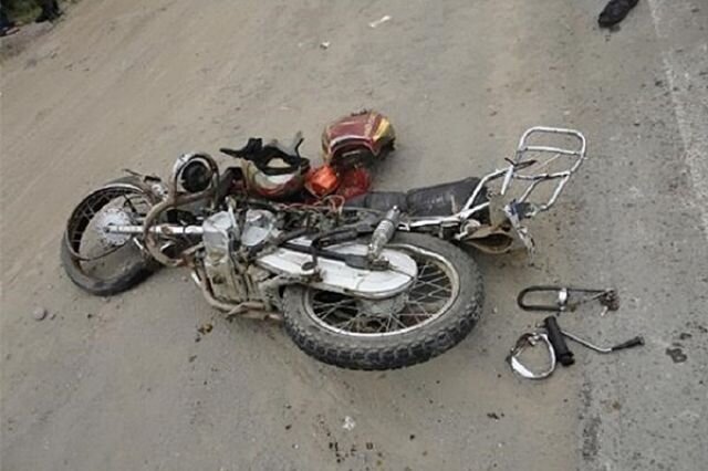 تصادف مرگبار ۲ موتورسوار در زابل + فیلم