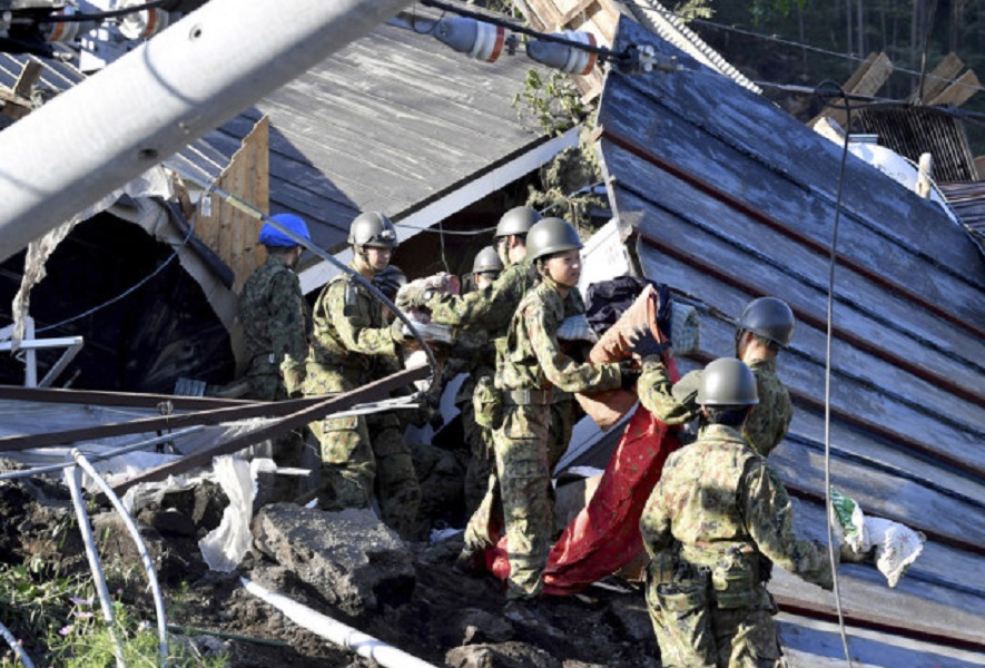  تلفات زلزله هوکایدو به 16 کشته و 26 مفقود رسید
