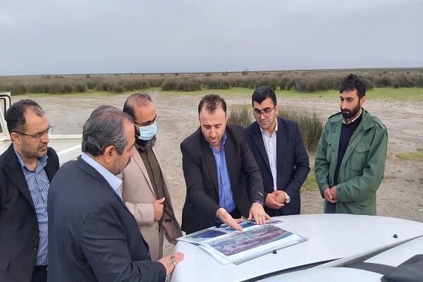مدیران سازمان محیط زیست از میانکاله بازدید کردند / تاکید بر لزوم توقف هرگونه فعالیت پیمانکار در منطقه