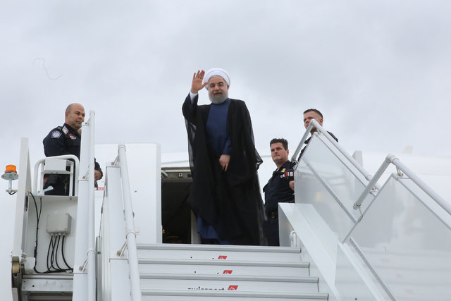 روحانی، نیویورک را به مقصد تهران ترک کرد