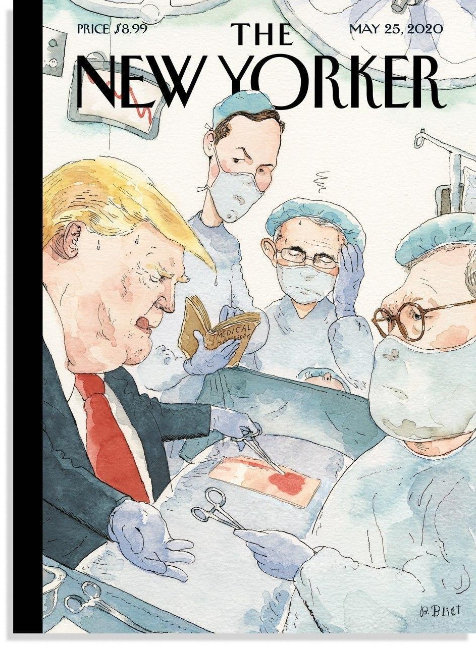 «توانایی ذاتی» پزشکی ترامپ موضوع جلد «نیویورکر» شد!